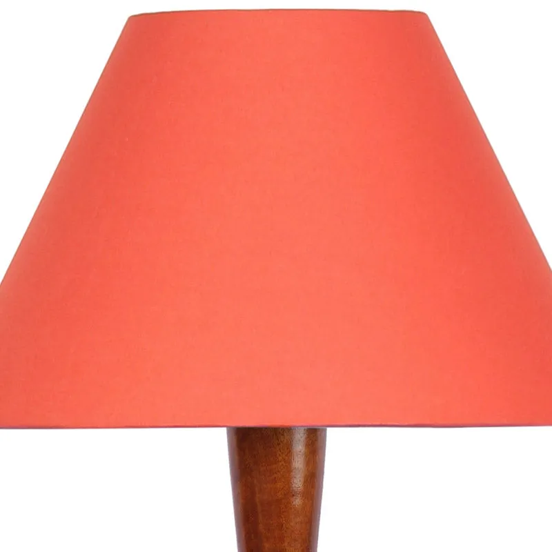 Tira Vintage Wooden Floor Lamp - Orange media 5