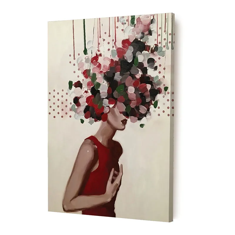 In Her Thoughts Canvas Wall Painting media 5