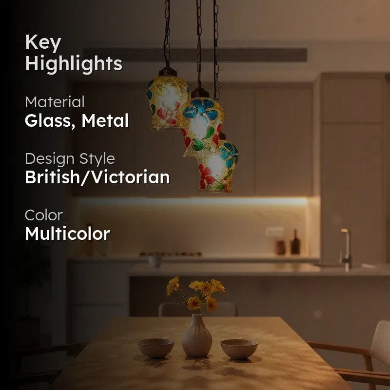Vibrance Glass Ceiling Lamp - Multicolor media 2