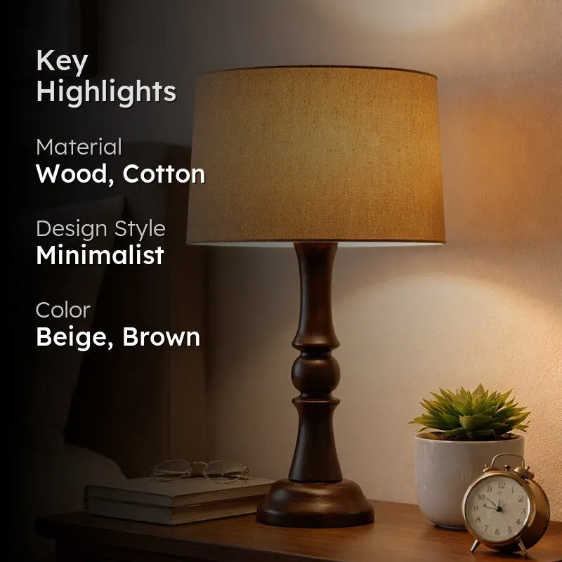 PureRadiance Wooden Table Lamp media 2