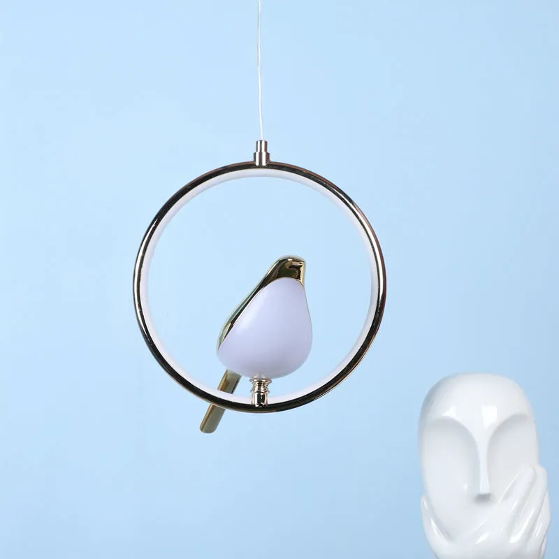 Avian Halo Iron Ceiling Lamp - Round media 3