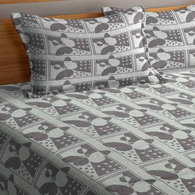 Mariposa Bedcover - Grey media 5