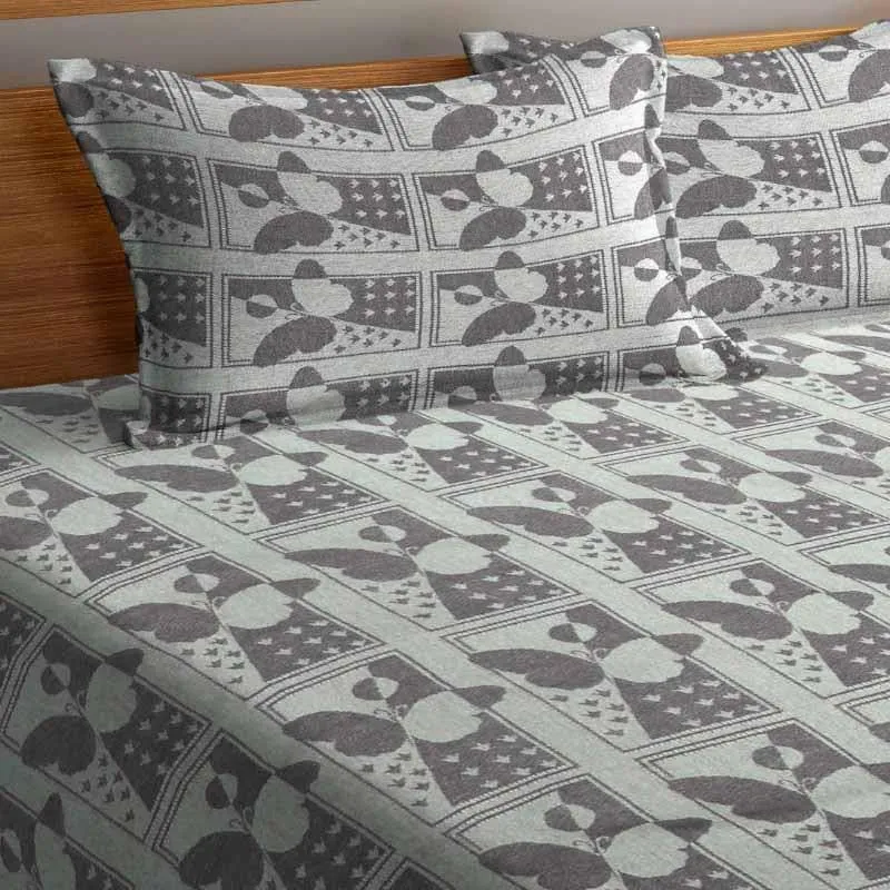 Mariposa Bedcover - Grey media 5