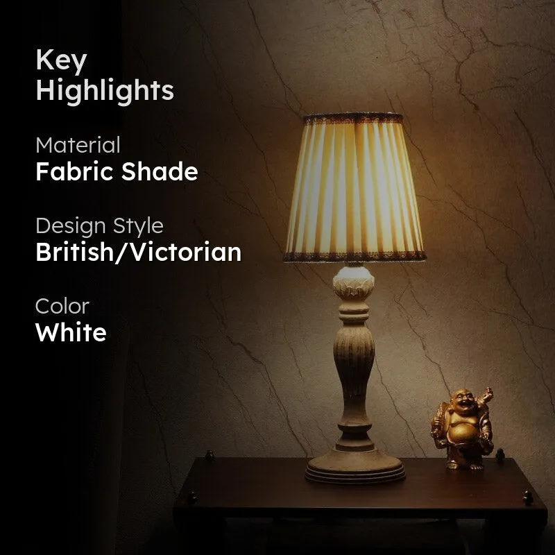 Gujo Vider Fabric Table Lamp - White media 2