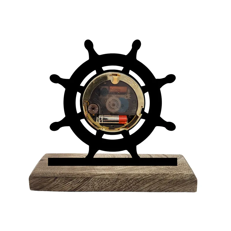 Spokes Of Time Analog Table Clock media 3