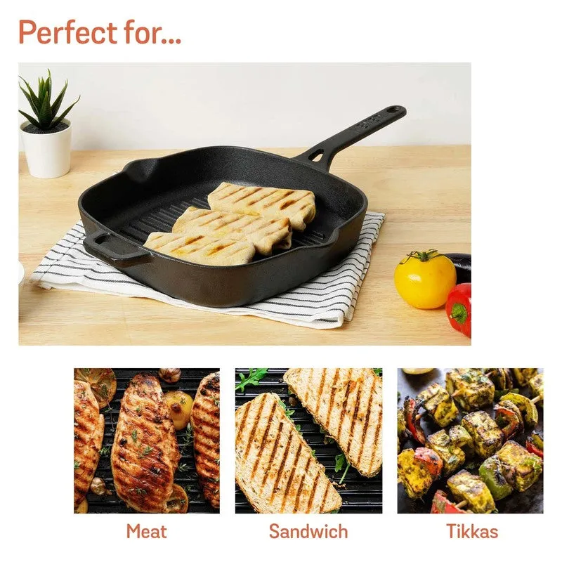 Meyer Long Handle Cast Iron Grill Pan media 8