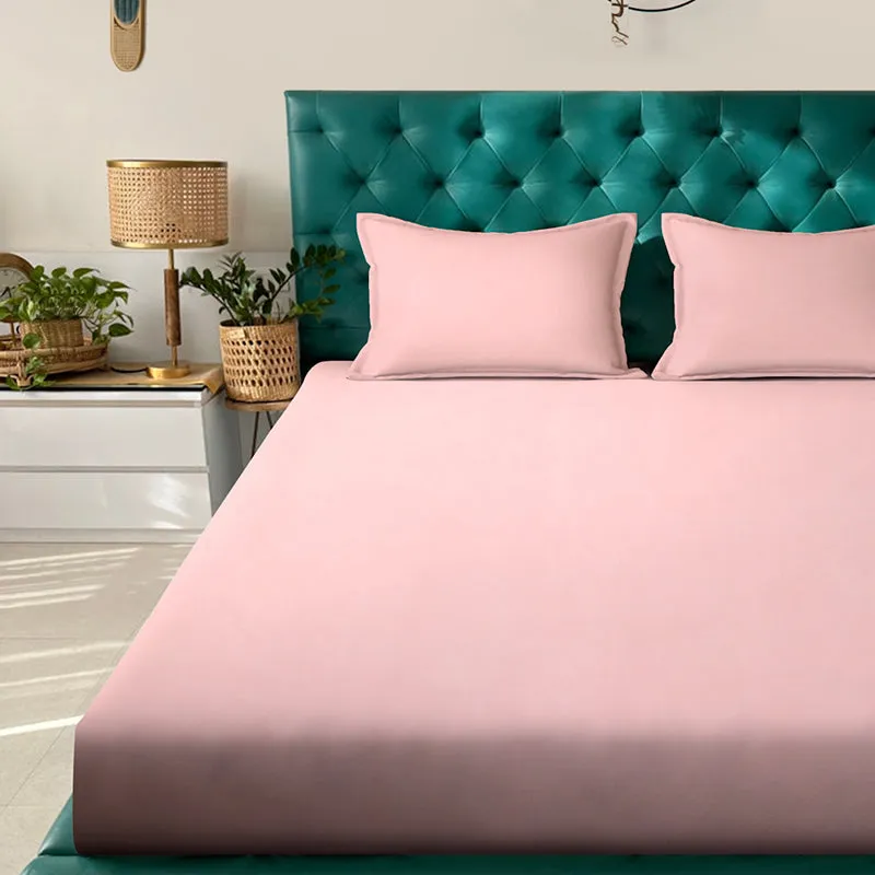 Ress Bedsheet (Light Pink) - 180 GSM media 3