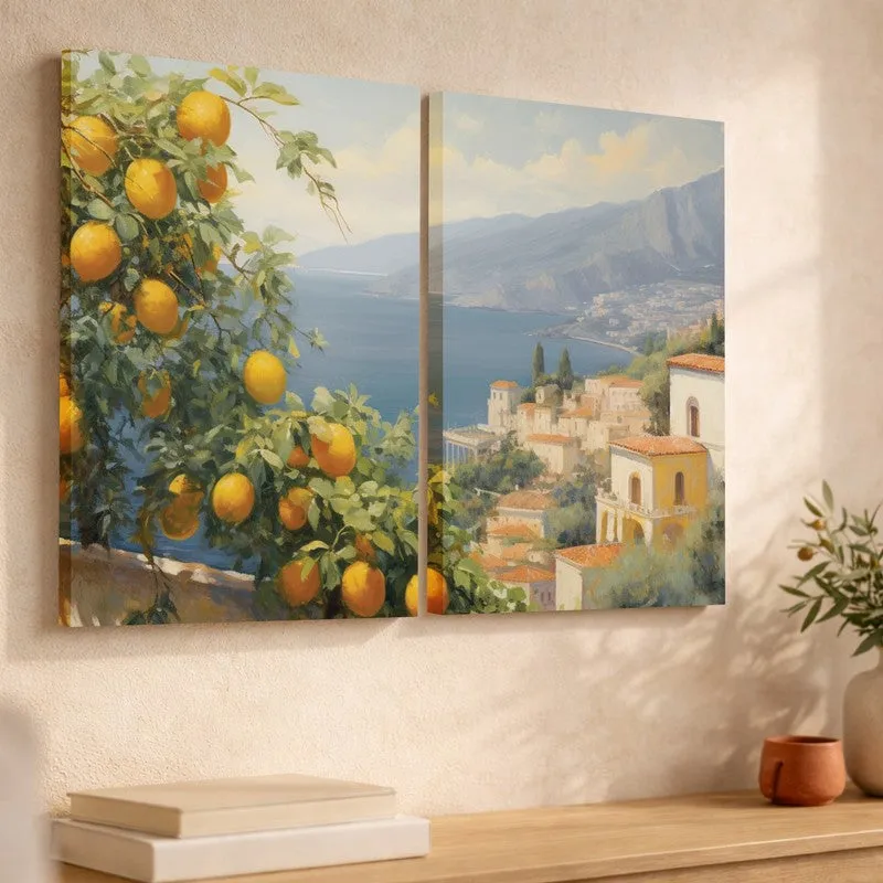 Zesty View Canvas Wall Art - Set of Two media 3
