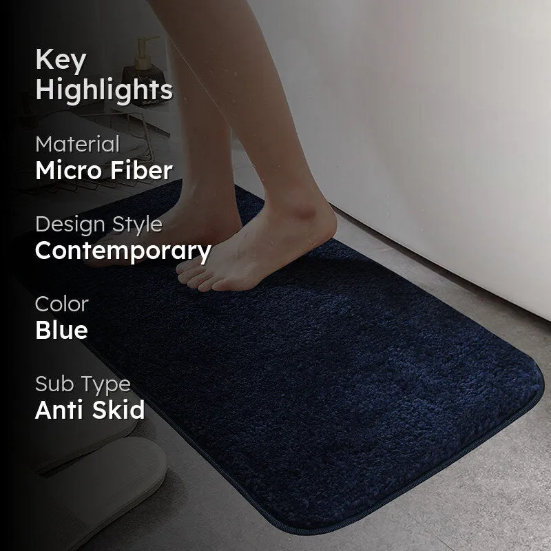 Lois Anti Skid Bath Mat - Blue media 2
