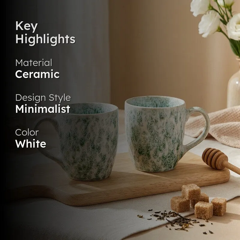 Mellow Ceramic Tea Cup (100 mL Each) - Set Of Two media 2