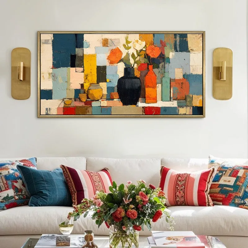 Bloomscape Canvas Wall Painting With Frame media 1