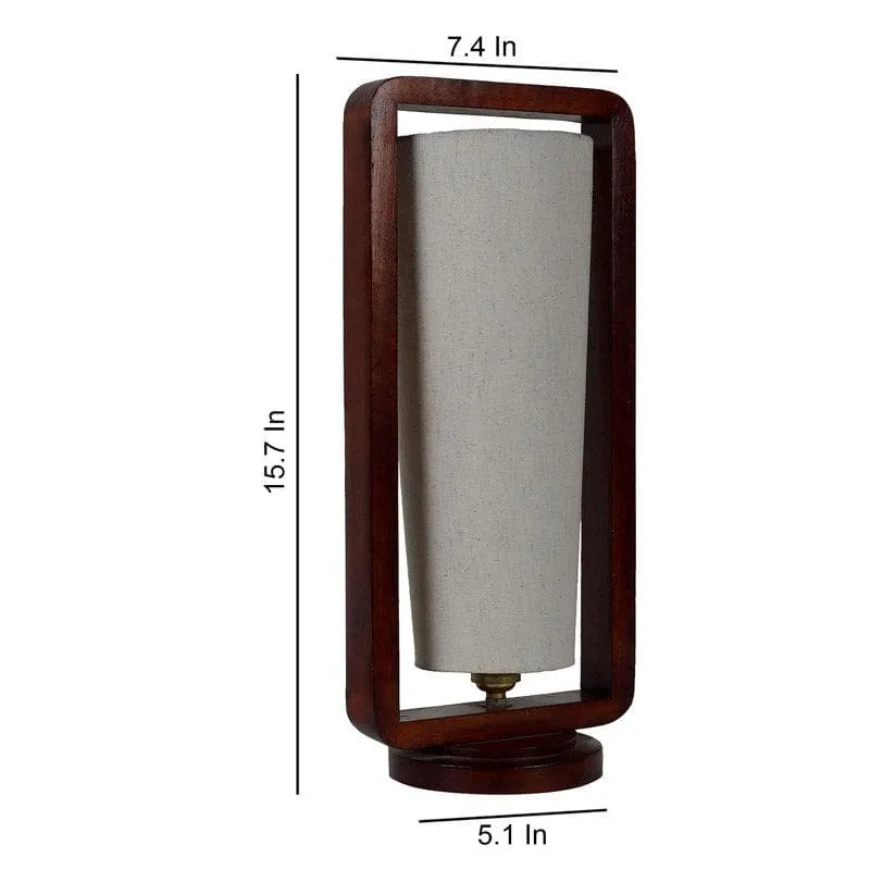Glaca Fabric Table Lamp - Brown media 5