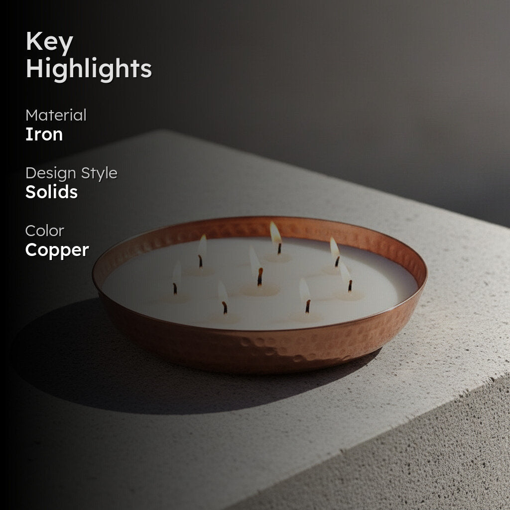 Glowforge Copper Vanilla Scented Soy Wax Candle media 3