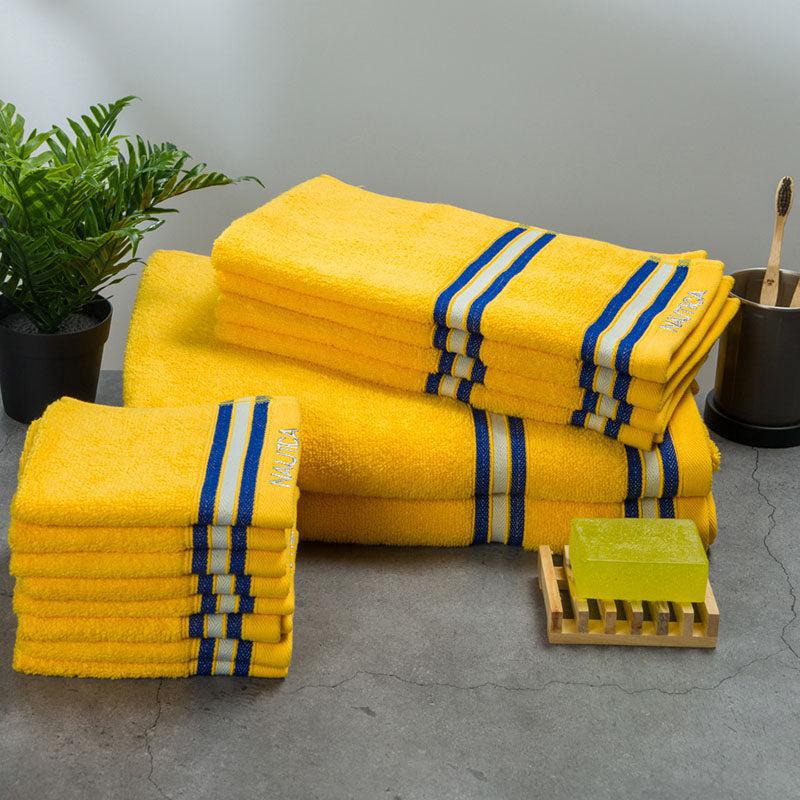 Nautica Dove Down Cotton Towel Set (Yellow) - Set Of Fourteen media 4