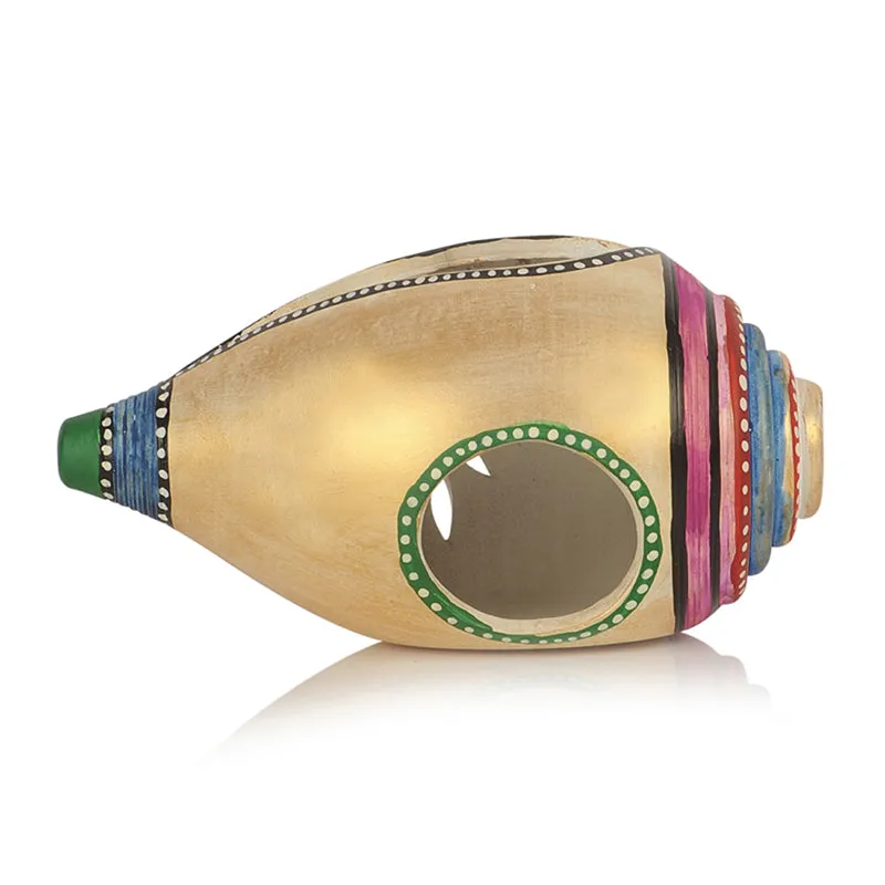 Shankha Jyoti Terracotta Tea Light Holder media 4