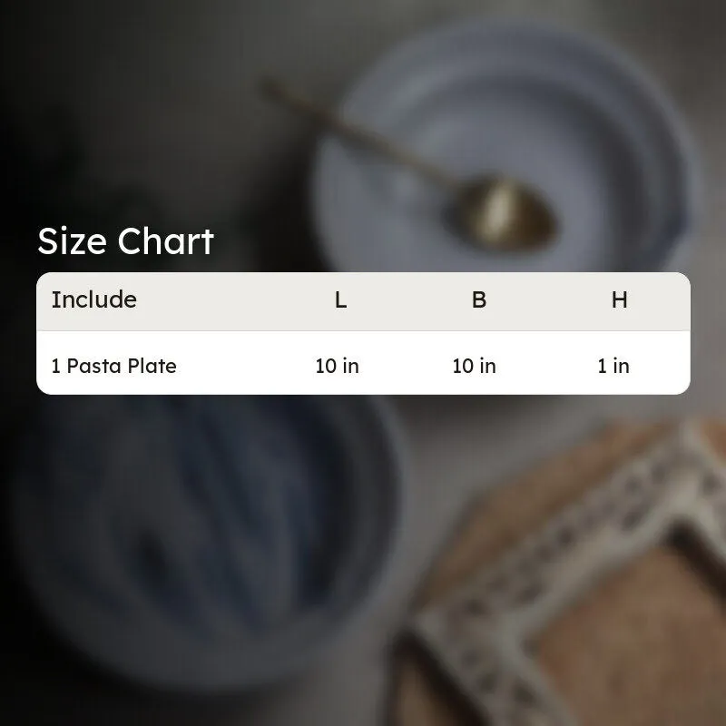 Imogen Ceramic Pasta Plate - Grey media 7