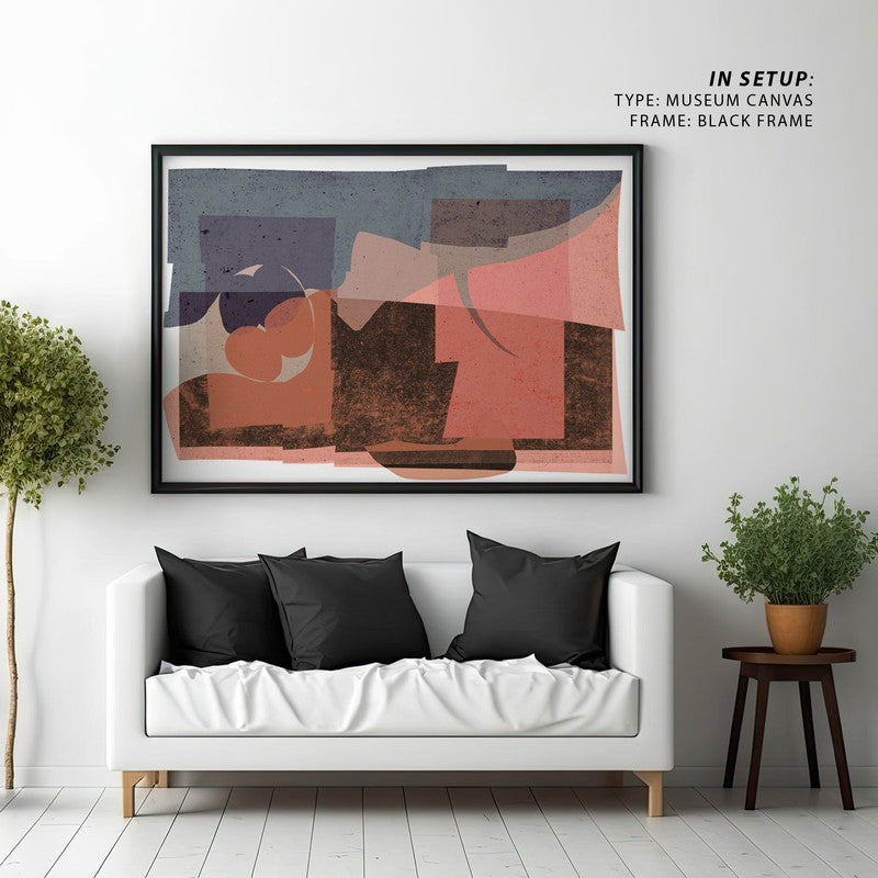 New Vibe Canvas Wall Painting - Black Frame