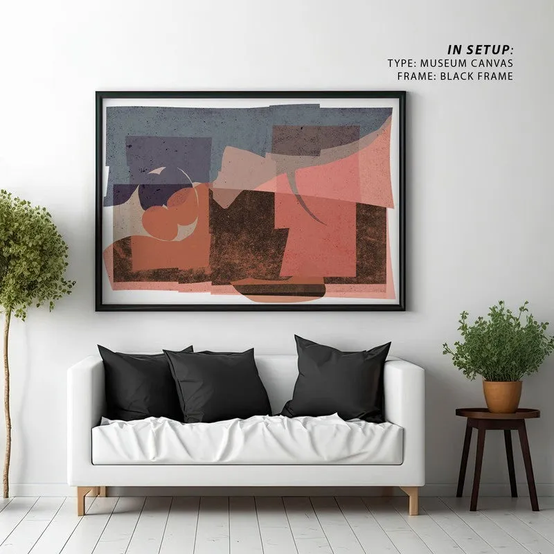 New Vibe Canvas Wall Painting - Black Frame media 1