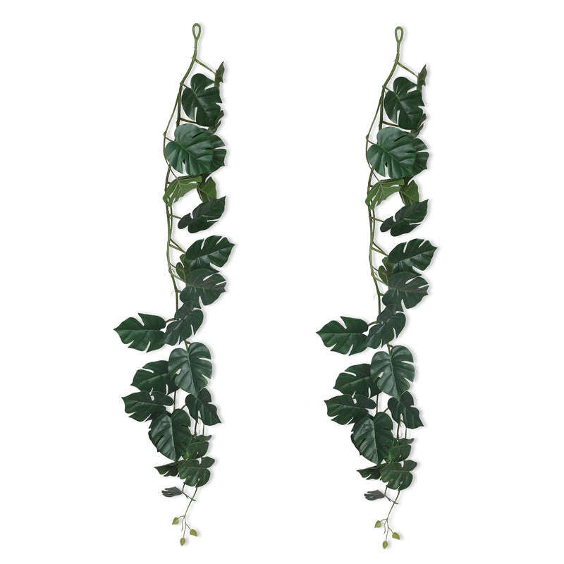 Artificial Monstera Vine - Set Of Two