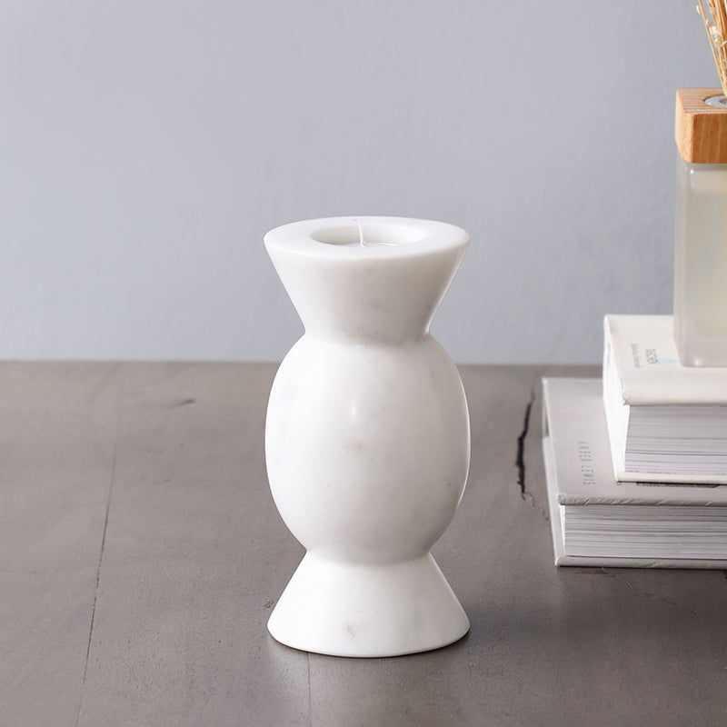 Levara Light Marble Candle Holder