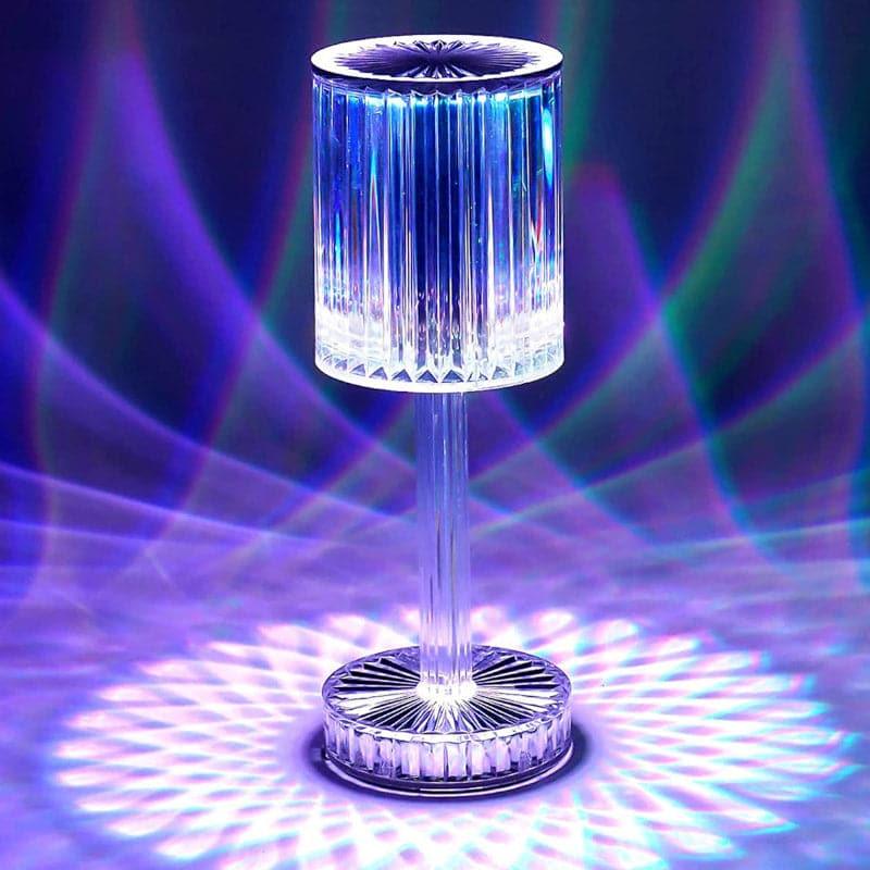 Esha Crystal Acrylic Table Lamp - Transparent