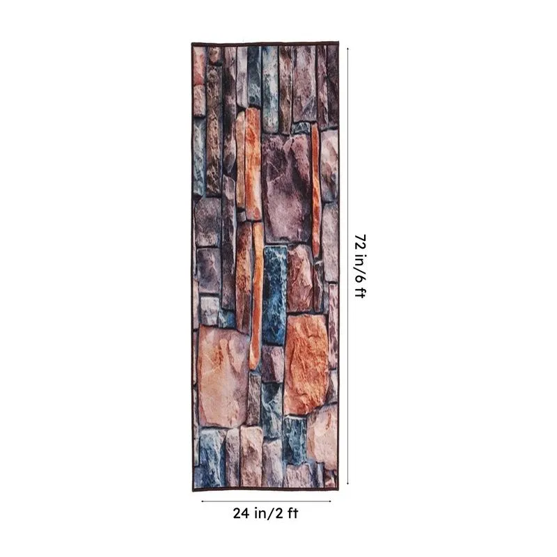 Masonry Nylon Runner Rug media 8