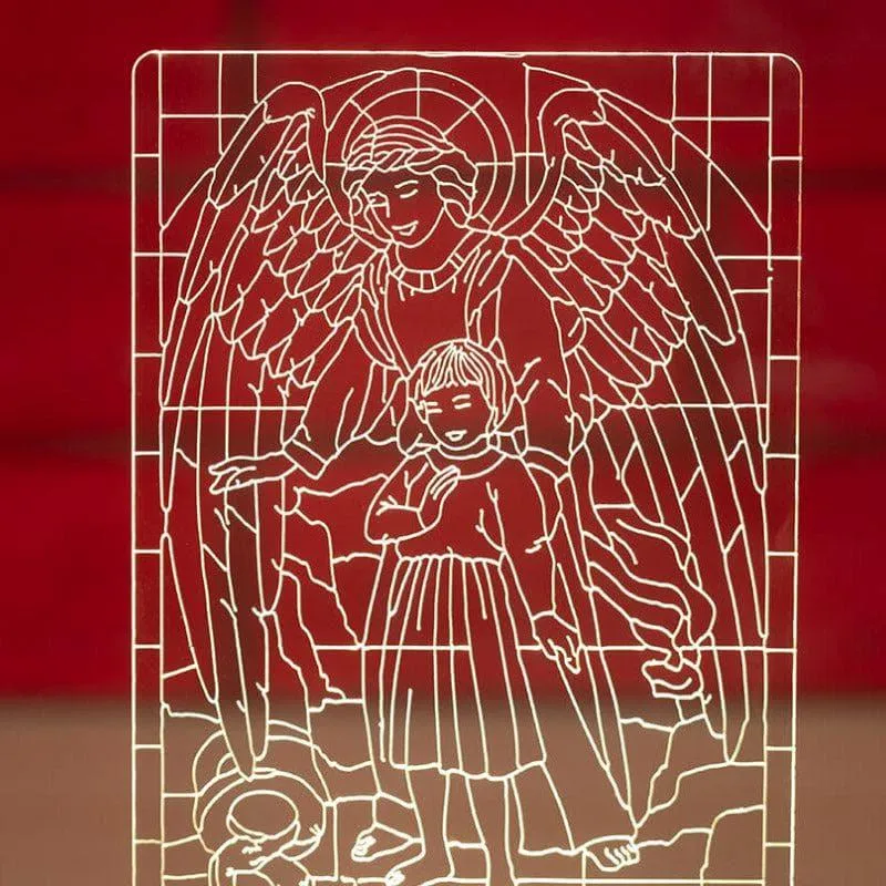 Holy Angel LED Acrylic Table Lamp - Transparent media 3
