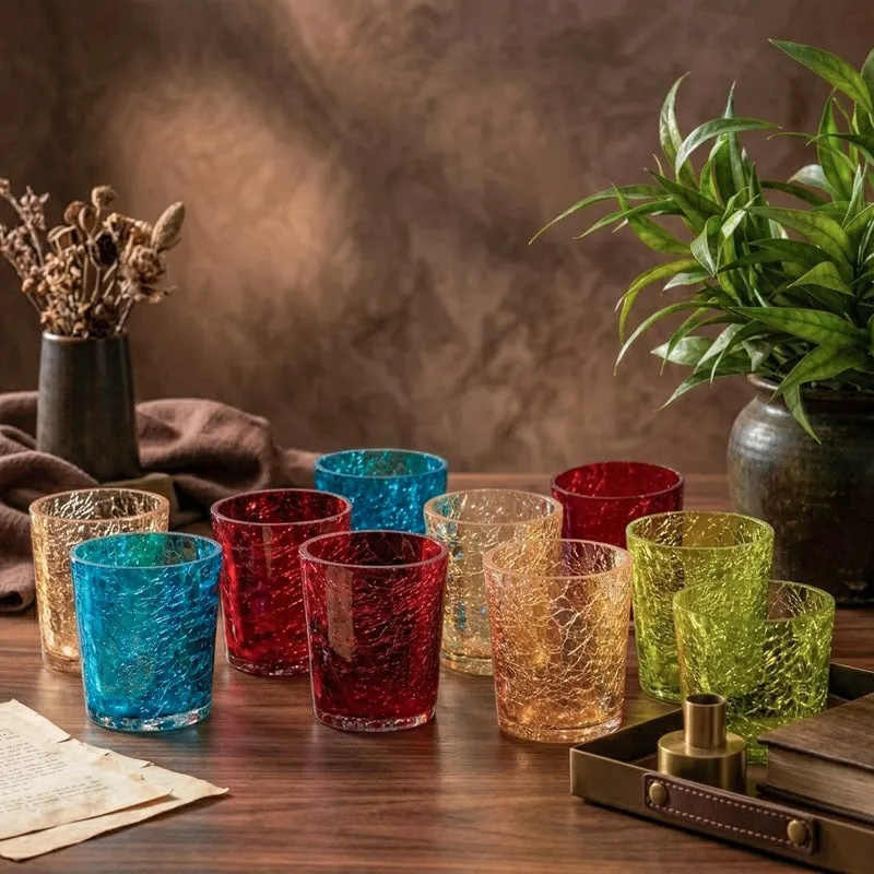 Multicolor Tealight Candle Holders - Set Of Ten media 4