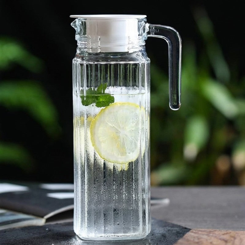 CrystalFlow Glass Transparent Jug - 1000 ML