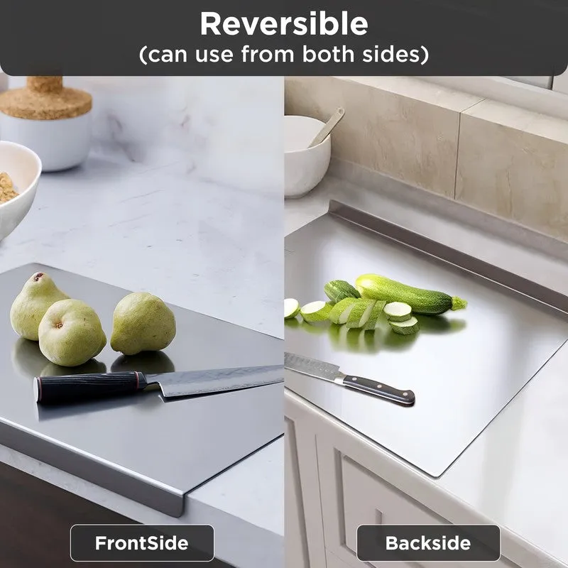 Chopz Stainless Steel Chopping Board media 5
