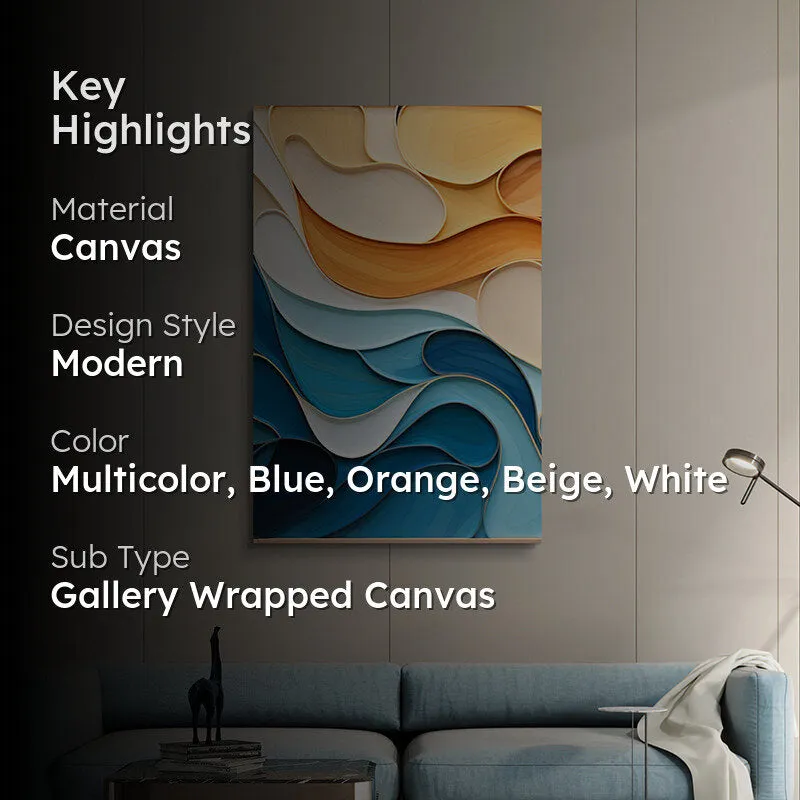 Vibrant Strokes Wall Painting media 2