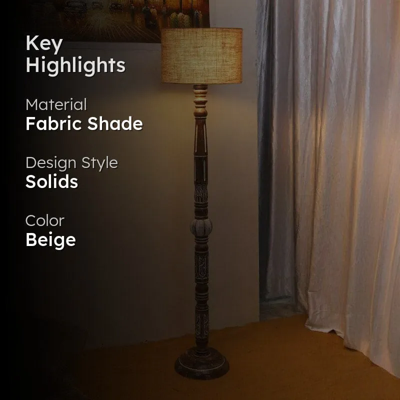 Colton Dona Floor Lamp - Beige media 2