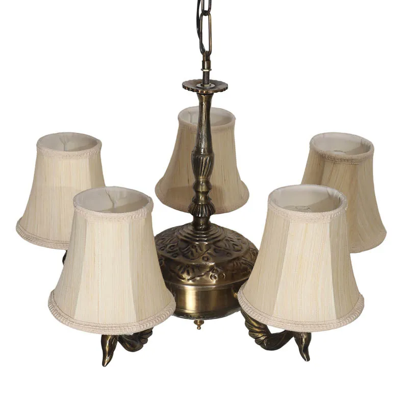 Amsu Conical Golden Antique Ceiling Lamp media 4