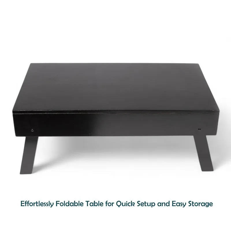 Arvion Sheesham Wooden Center Table - Black media 6