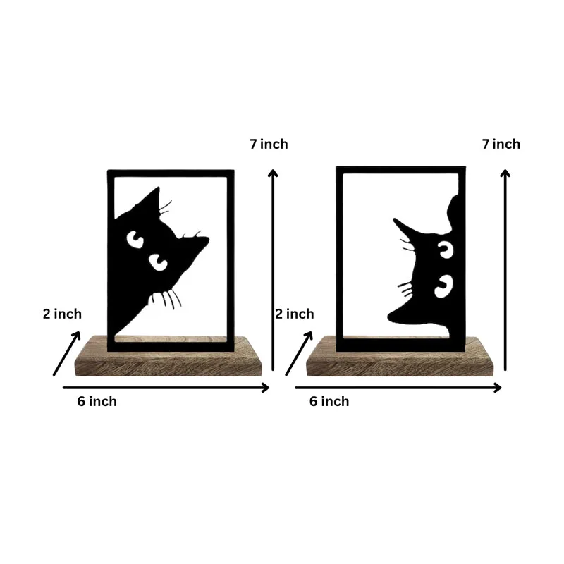 Peek (A - Meoow Showpiece) - Set Of Two media 5