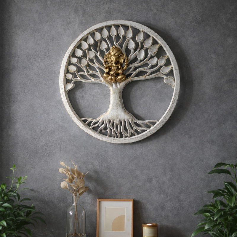 Eternal Tree of Life Ganesha MDF Wall Accent media 3