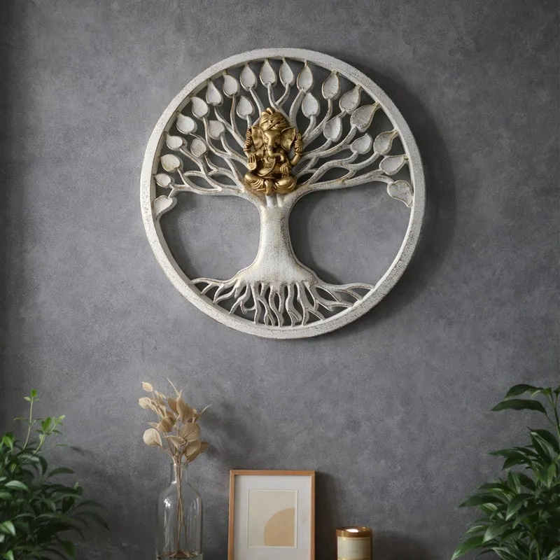 Eternal Tree of Life Ganesha MDF Wall Accent media 3