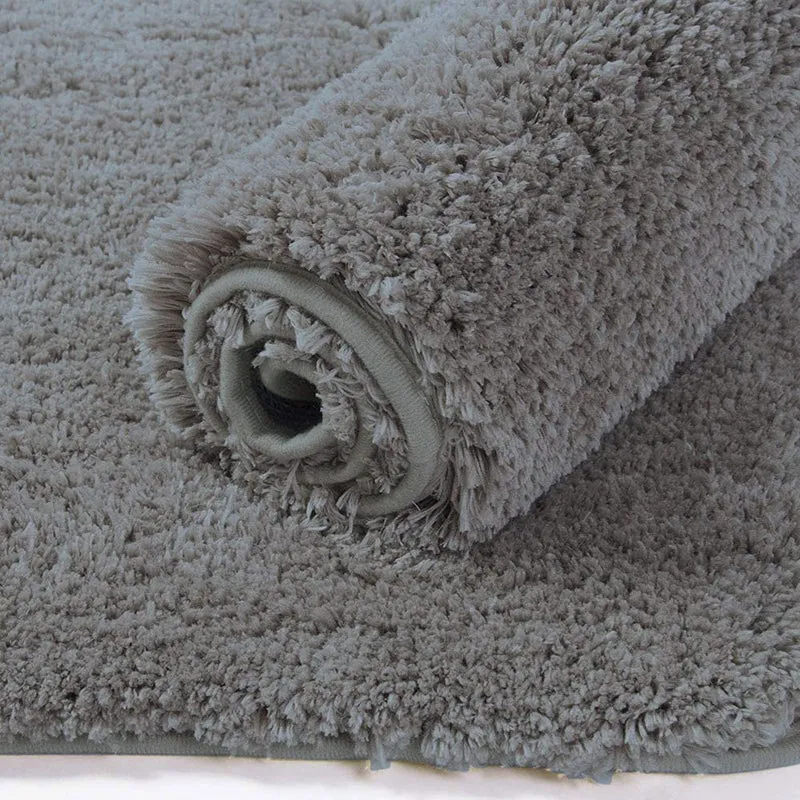 Nuo Luxe Micro Fiber Area Rug - Silver media 3