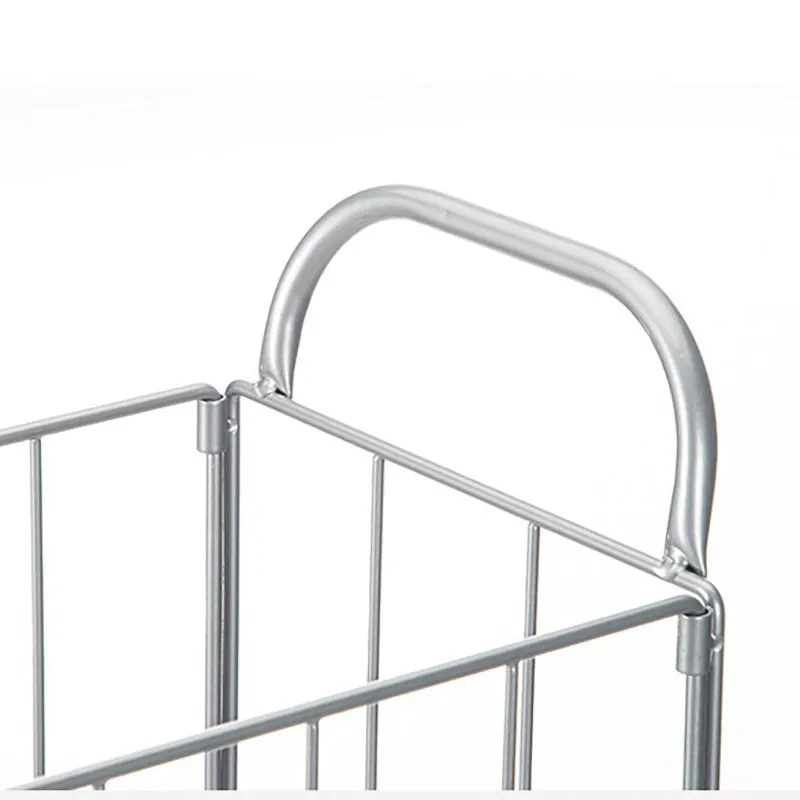 Rove Steel Storage Basket With Wheels media 12