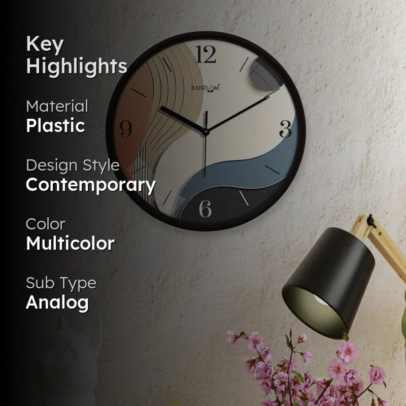 Walt Abstract Wall Clock media 2