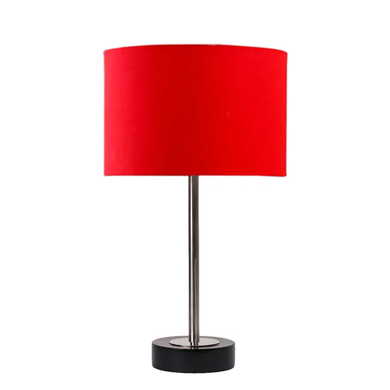 Cotin I Rodin Wooden Table Lamp - Red,Silver,Black media 4