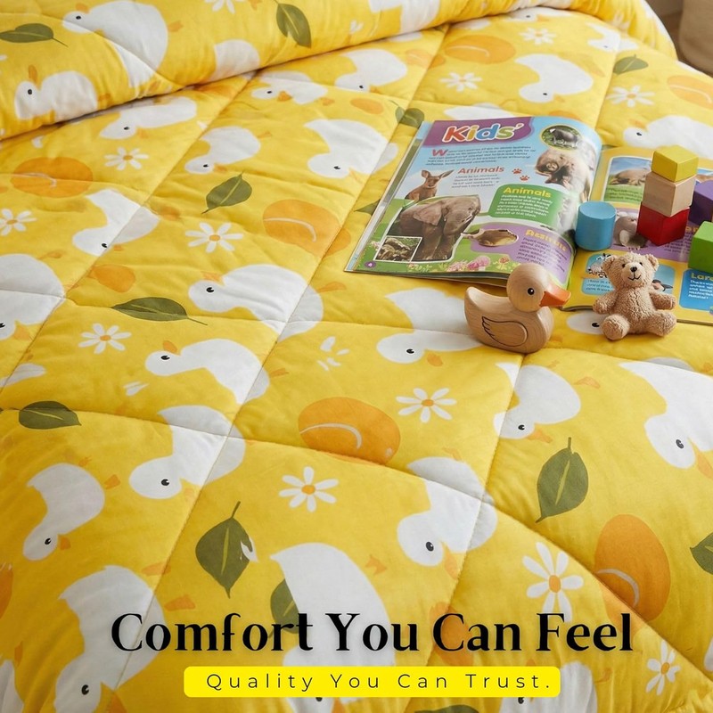 Jolly Duck Microfiber Kids Comforters - 150 GSM media 5