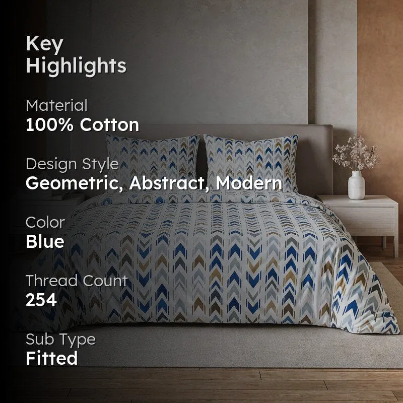 Marko Chrome Cotton Bedsheet - 254 TC media 2