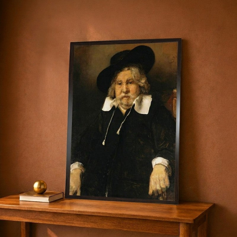 Portrait of an Old Man, 1667 Canvas Wall Painting - 9 x 12 Inches