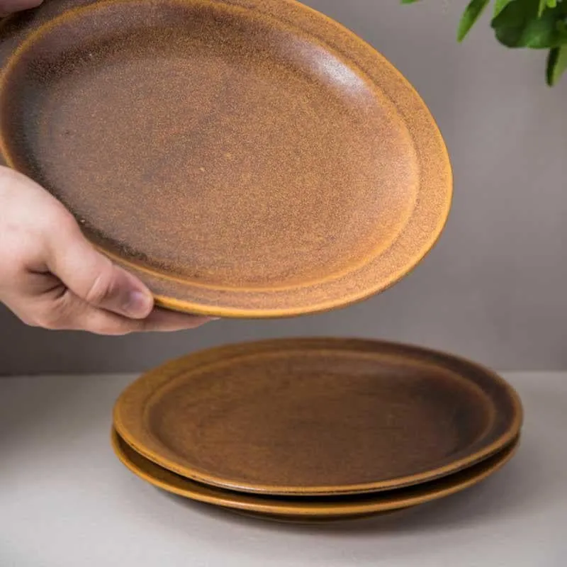 Terra Tones Dinner Plates - Set Of Two media 1