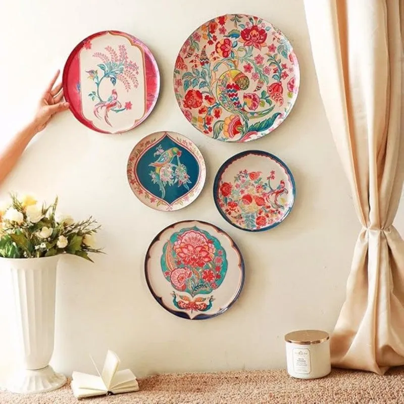 Paradise Birds Metal Wall Plate - Set Of Five media 4