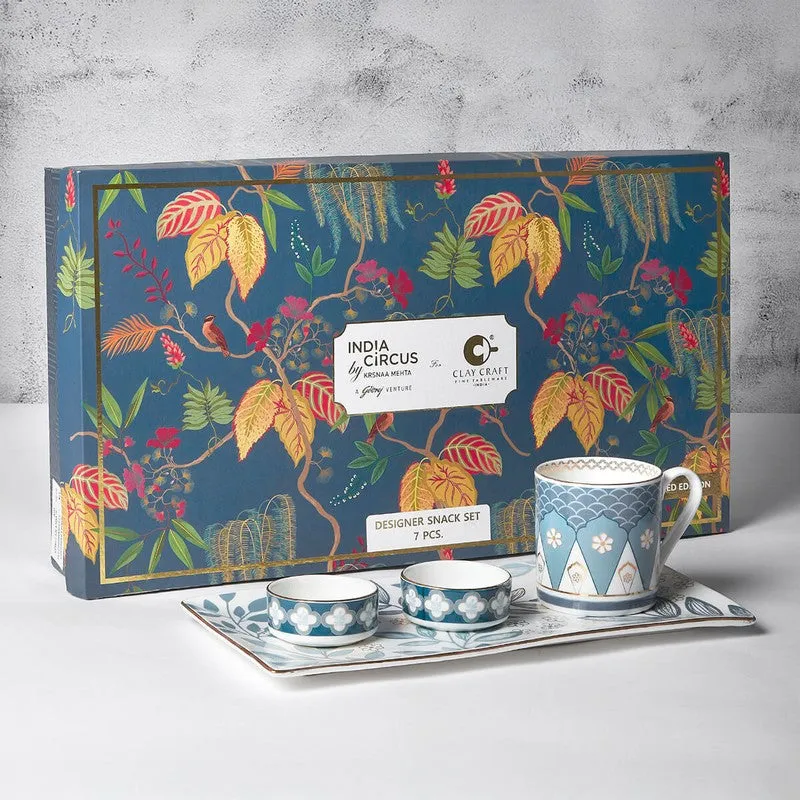 India Circus Oceanic Opulence Tea Sets - Seven Piece Set media 6
