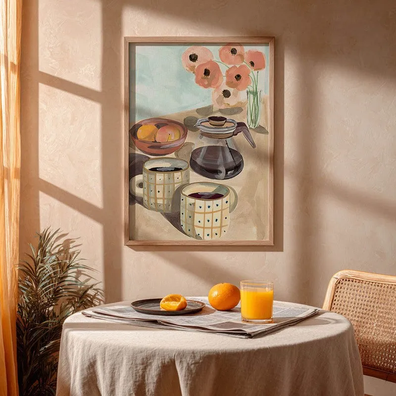 Utensil Artistry Archival Canvas Wall Art - Brown media 4