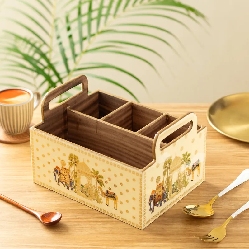 Royal Parade Wooden Caddy media 1