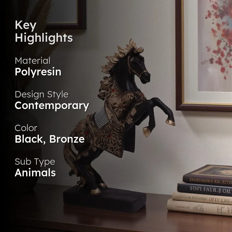 Imperial Horse Polyresin Showpiece (15 inches) media 2